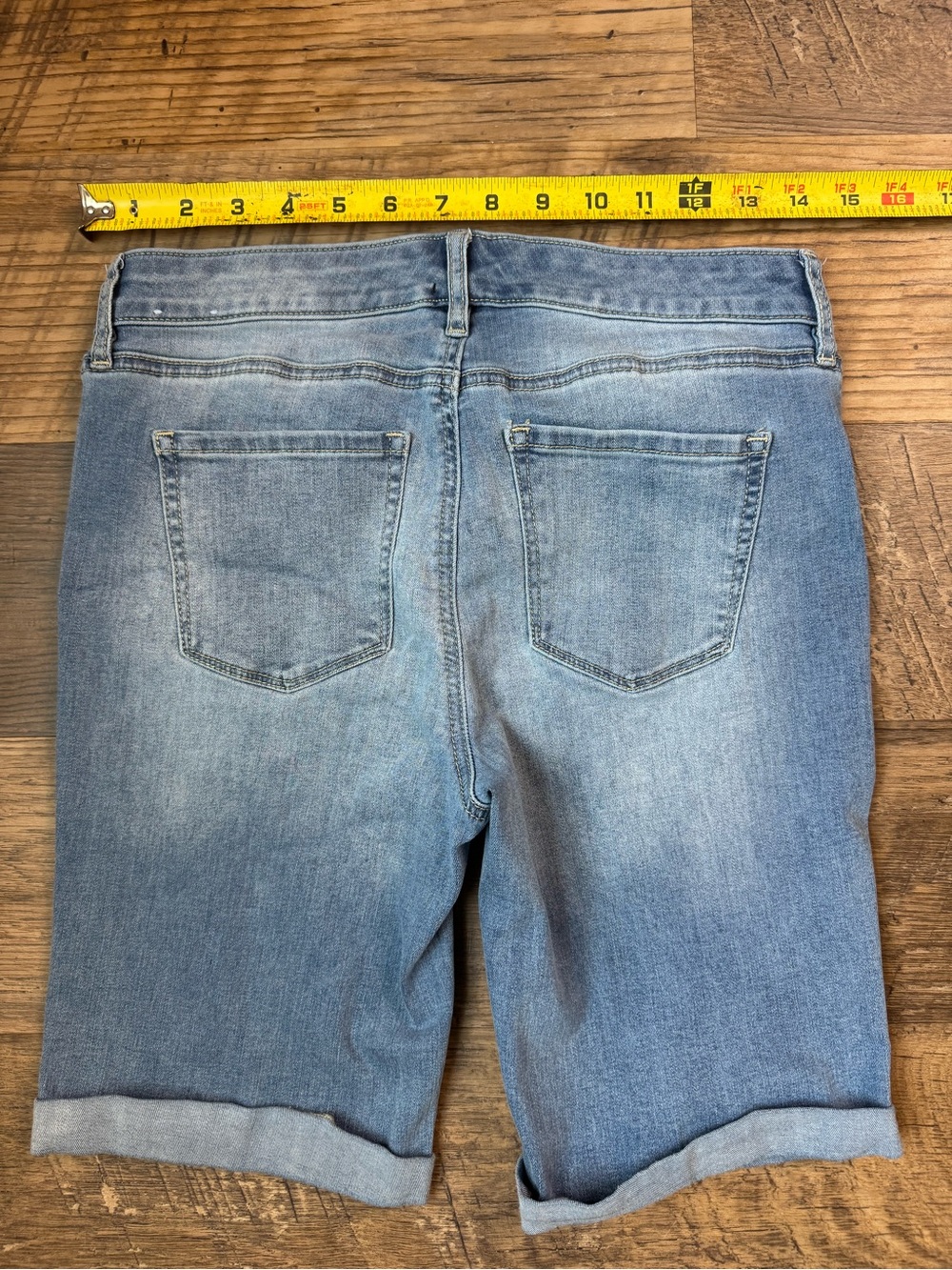 White House Black Market Light Blue Relaxed Denim Shorts